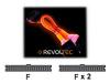 Revoltec UV-Sensitiv Cable - IDE / EIDE cable - UDMA 66/100/133 - 40 PIN IDC (F) - 40 PIN IDC (F) - 60 cm - rounded - orange