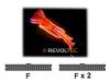 Revoltec UV-Sensitiv Cable - IDE / EIDE cable - UDMA 66/100/133 - 40 PIN IDC (F) - 40 PIN IDC (F) - 48 cm - rounded - orange