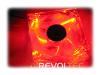 Revoltec LED-Fan - System fan kit - 120 mm - red