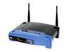 Linksys Wireless-G Broadband Router with SpeedBooster WRT54GS - Wireless router + 4-port switch - EN, Fast EN, 802.11b, 802.11g