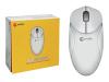 Macally iceMouse - Mouse - optical - 3 button(s) - wired - USB - white - retail
