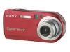 Sony Cyber-shot DSC-P100R - Digital camera - 5.0 Mpix - optical zoom: 3 x - supported memory: MS, MS Duo, MS PRO, MS PRO Duo - red