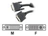 StarTech.com DVI-I Dual Link Digital Analog Monitor Extension Cable - Display extender - DVI-I (M) - DVI-I (F) - 3.05 m - black