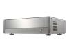 SilverStone LASCALA LC04 - Desktop - ATX - power supply 240 Watt - silver - USB/FireWire/Audio