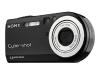 Sony Cyber-shot DSC-P120 - Digital camera - 5.0 Mpix - optical zoom: 3 x - supported memory: MS, MS Duo, MS PRO, MS PRO Duo - black