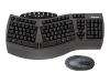 Fellowes - Keyboard - PS/2 - mouse - black - English