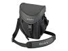 Sony LCS FHA - Semi-soft case for digital photo camera - ballistic nylon - black