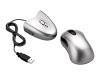 Fellowes Cordless 5-Button Optical Mouse - Mouse - optical - 5 button(s) - wireless - USB wireless receiver - black, silver