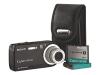 Sony Cyber-shot DSC-P120 - Digital camera - 5.0 Mpix - optical zoom: 3 x - supported memory: MS, MS Duo, MS PRO, MS PRO Duo - black