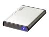 Revoltec Alu Book - Storage enclosure - 1 Channel - IDE - Hi-Speed USB - silver