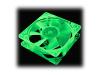 Akasa AK 176GN-S - System fan kit - 80 mm - UV-green