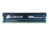Corsair XMS - Memory - 1 GB ( 2 x 512 MB ) - DIMM 184-PIN - DDR - 550 MHz / PC4400 - CL2.5 - 2.75 V - unbuffered - non-ECC