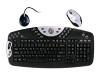 ORtek Wireless OfficeMedia Pro Keyboard and Optical Mouse MCK-9000 - Keyboard - wireless - RF - mouse - PS/2 wireless receiver - English