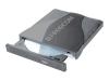 Freecom FS 5 - Disk drive - CD-RW / DVD-ROM combo - 24x24x24x/8x - Hi-Speed USB - external - grey