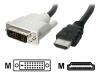 StarTech.com HDMI to DVI Digital Video Monitor Cable - Video cable - 19 pin HDMI (M) - DVI-D (M) - 1.83 m - black