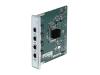 3Com - Switch - 4 ports - EN, Fast EN, Gigabit EN - 10Base-T, 100Base-TX, 1000Base-T - plug-in module