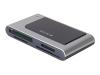 Belkin Hi-Speed USB 2.0 15-in-1 Media Reader & Writer - Card reader - 15 in 1 ( CF I, CF II, Memory Stick, MS PRO, Microdrive, MMC, SD, SM, xD ) - Hi-Speed USB