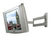 B-TECH BT 7513 - Bracket for LCD TV - silver - screen size: up to 23