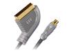 Monster Cable Standard THXV100 SVSC-1M EU - Video / audio cable - S-Video - 4 PIN mini-DIN - SCART - 1 m - double shielded
