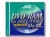 JVC - DVD-RAM - 4.7 GB - jewel case - storage media