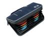 Fellowes Body Glove Fast Track - CD wallet - capacity: 64 CD - navy blue