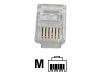 AESP - Phone connector - RJ-12 (M) (pack of 10 )