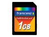 Transcend - Flash memory card - 1 GB - MultiMediaCard
