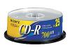 Sony - 25 x CD-R - 700 MB ( 80min ) - storage media