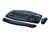 Logitech Cordless Desktop LX 500 - Keyboard - wireless - RF - mouse - USB / PS/2 wireless receiver - black