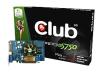 Club 3D GeForce PCX5750 - Graphics adapter - GF PCX 5750 - PCI Express x16 - 128 MB - Digital Visual Interface (DVI) - TV out