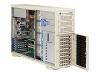 Supermicro SuperServer 7044H-X8R - Server - tower - 4U - 2-way - no CPU - RAM 0 MB - hot-swap 3.5