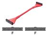 Belkin Floppy Round Cable - Floppy cable - 34 PIN IDC (F) - 34 PIN IDC (F) - 25.4 cm - rounded - red