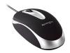 Kensington PocketMouse MAX - Mouse - optical - 3 button(s) - wired - PS/2, USB - black, silver
