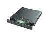 Toshiba Slimline - Disk drive - CD-RW / DVD-ROM combo - 24x24x24x/8x - Hi-Speed USB - external - black