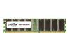 Crucial - Memory - 1 GB - DIMM 184-PIN - DDR - 400 MHz / PC3200 - CL3 - 2.6 V - unbuffered - non-ECC