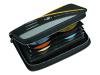 Fellowes Body Glove Swish - Wallet for CD/DVD discs - 64 discs - nylon, neoprene - black, yellow