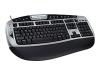 Microsoft Digital Media Pro Keyboard - Keyboard - PS/2, USB - 105 keys - Danish