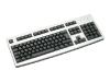 Cherry Classic Line G83-6257 - Keyboard - PS/2 - 104 keys - black, metallic silver - French