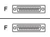 Belkin - Serial / parallel gender changer - DB-25 (F) - DB-25 (F)