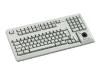 Cherry Advanced Performance Line TrackBoard G80-11800 - Keyboard - PS/2 - 102 keys - trackball - light grey - Belgium