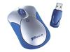 Targus Bluetooth Mini Mouse with Bluetooth Adapter - Mouse - optical - wireless - Bluetooth - USB wireless receiver - blue, silver