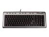 Labtec Ultra-Flat Keyboard - Keyboard - PS/2, USB - French