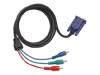 HP - Projector cable - RCA (M) - HD-15 (M) - 1.8 m