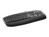 Logitech Deluxe Keyboard Black - Keyboard - PS/2 - black - US - OEM