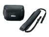 Sony LCJ-VHA - Soft case for digital photo camera - genuine leather - black