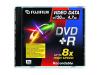 FUJIFILM - 5 x DVD+R - 4.7 GB ( 120min ) 8x - jewel case - storage media