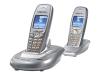 Belgacom Twist 605 Duo - Cordless phone w/ caller ID - DECT - silver + 1 additional handset(s)