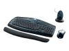 Logitech Cordless Desktop LX 700 - Keyboard - wireless - RF - mouse - USB / PS/2 wireless receiver - Belgium