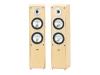 Eltax Silverstone 220 - Left / right channel speakers - 100 Watt - 2-way - light beech