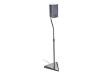 B-TECH BT 11 STEALTH - Speaker stand for speaker(s) - silver - floor-standing